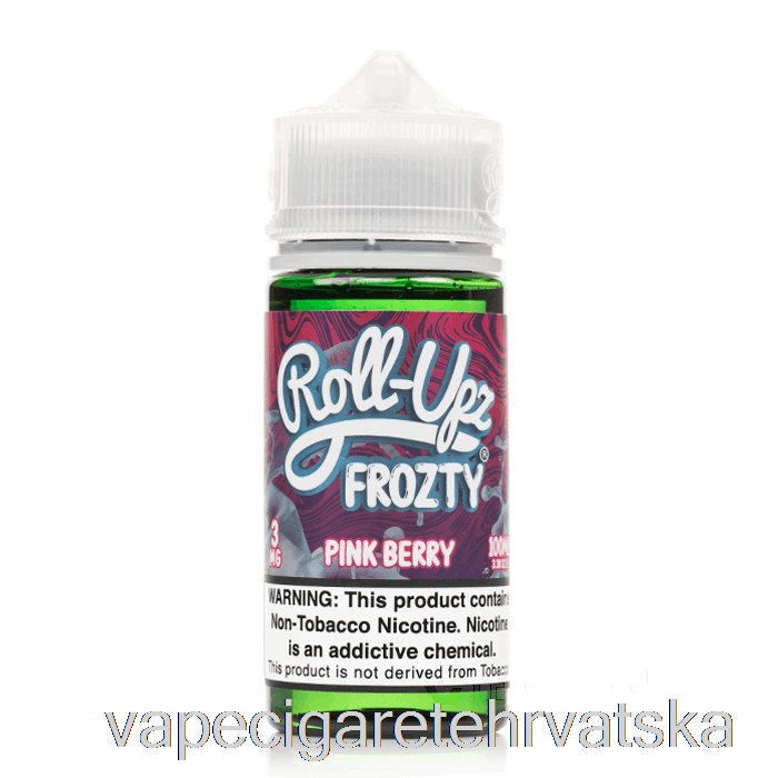 Vape Cigarete Pink Berry Ice - Sok Roll-upz - 100 Ml 6 Mg